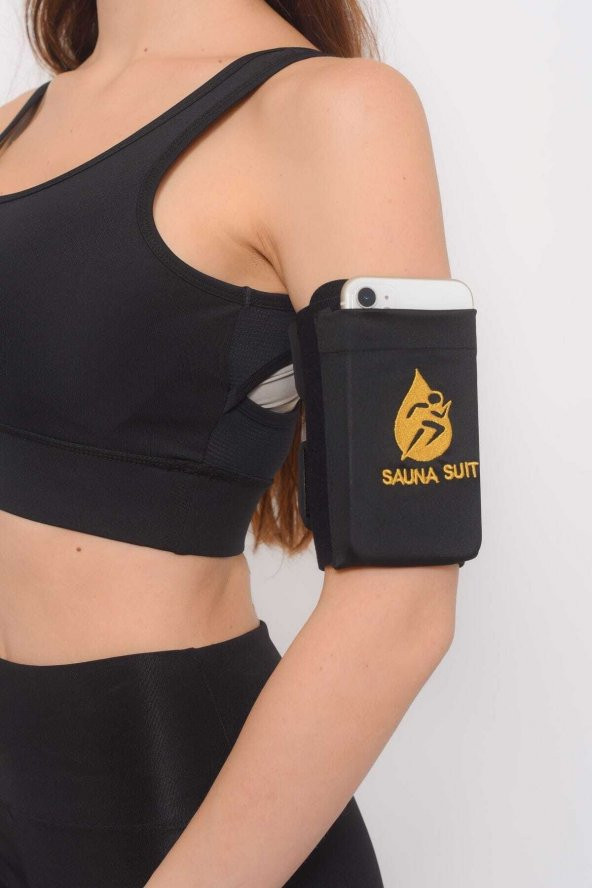 SAUNA SUIT Tüm Telefonlara Uyumlu Yürüyüş Koşu Spor Bandı ürün görseli 1