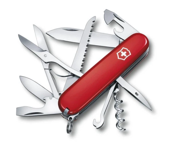 Victorinox Huntsman 1.3713.B1 Kırmızı İsviçre Çakısı 91mm 15F ürün görseli 1