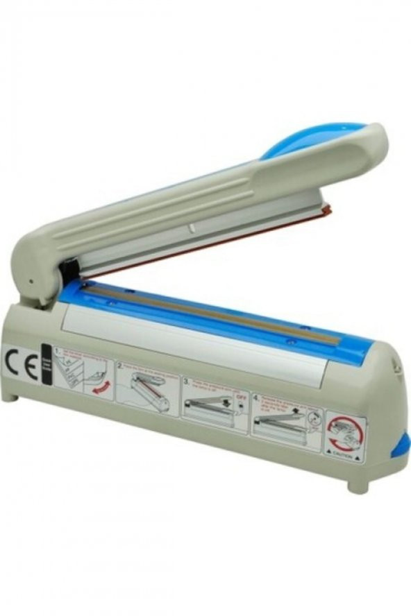 CAS Beyaz Cnt-200 20 cm Poşet Ağzı Yapıştırma Makinesi ürün görseli 1