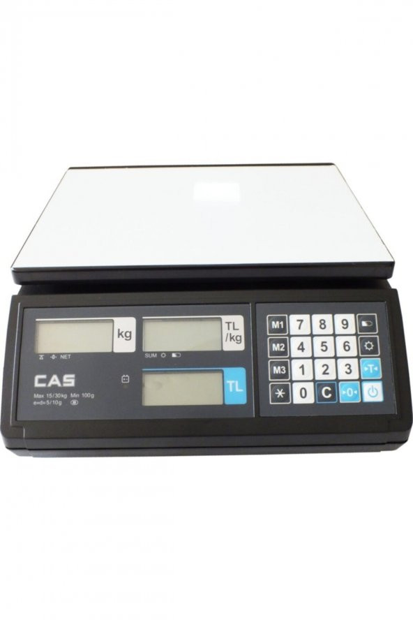 CAS Er Jr-c Bilgisayar Bağlantılı Terazi(30 Kg) ürün görseli 1