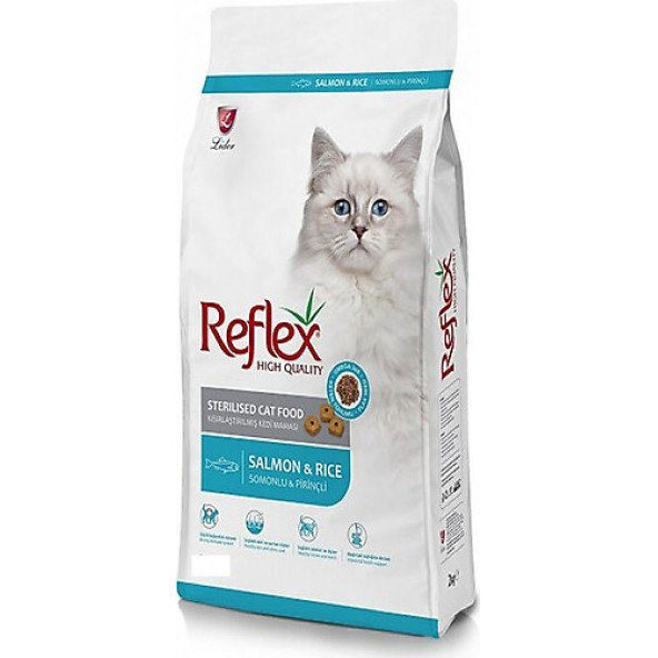 Reflex Somonlu Pirinçli Kısırlaştırılmış Kedi Maması 15 Kg ürün görseli 1