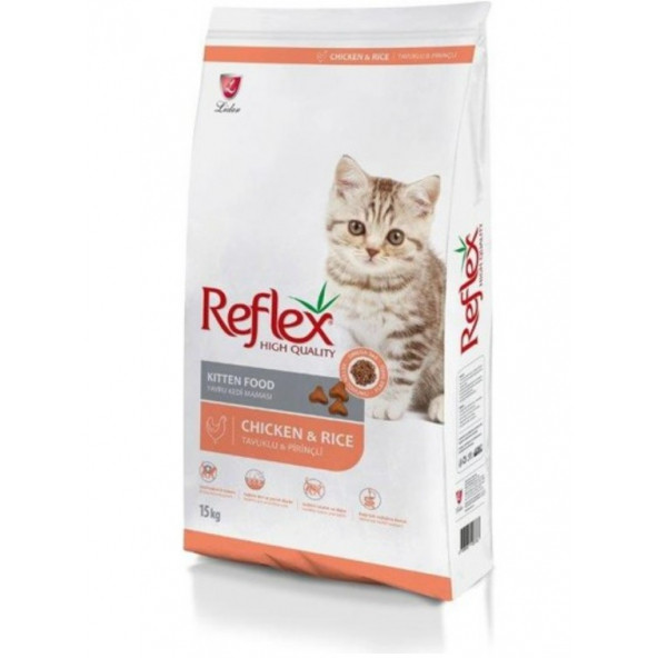 Reflex Tavuklu Pirinçli Yavru Kedi Maması 15 kg ürün görseli 1