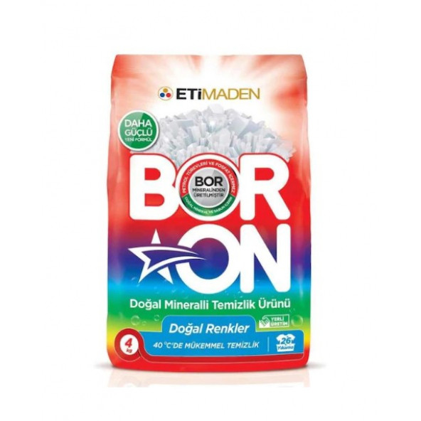 Boron Renkliler için 4 kg Toz Deterjan ürün görseli 1