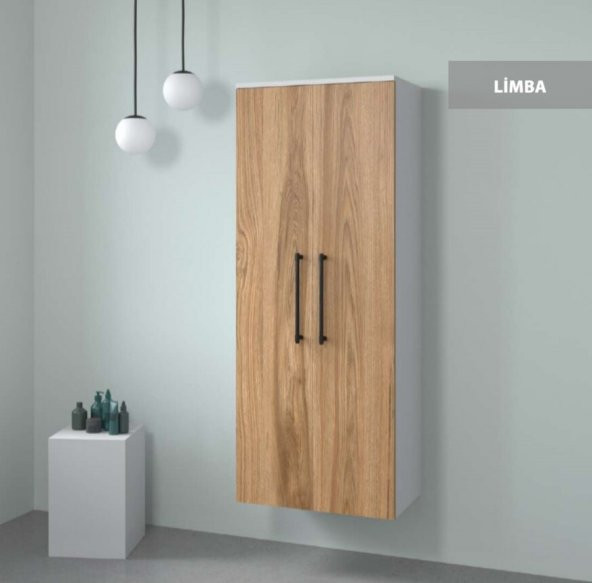 Denko Limba 60 cm MDF Çok Amaçlı Banyo Boy Dolabı ürün görseli 1