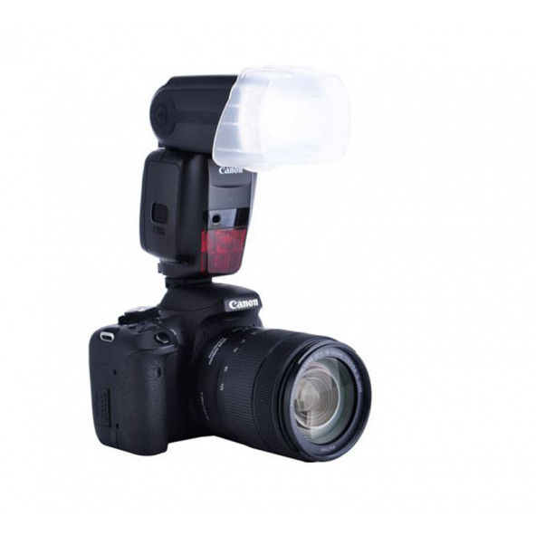 JJC FC-600EX II Flaş Diffuser, Canon Speedlite 600EX II-RT Flash İçin Diffuser - Resim 9