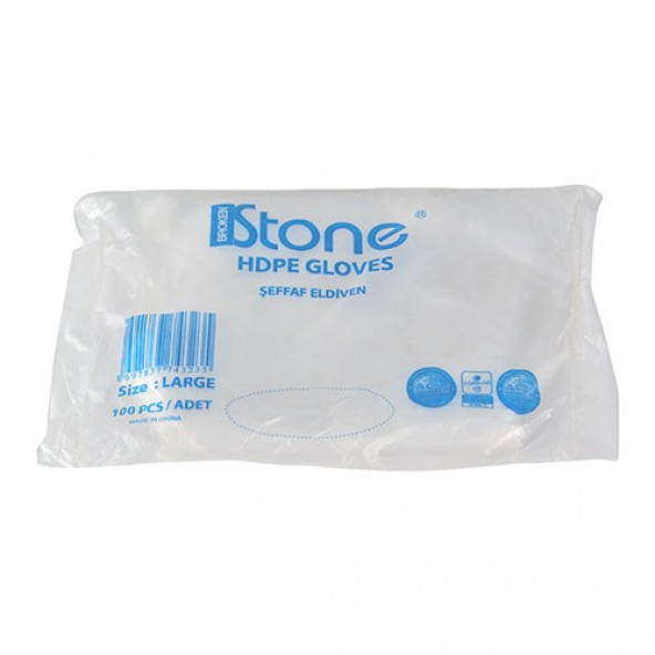 Stone Şeffaf Eldiven 100 Lü 5 paket ürün görseli 1
