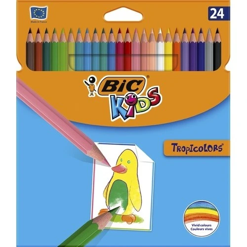 Bic Kids Tropicolors Kuru Boya Kalemi 24 Renk ürün görseli 1