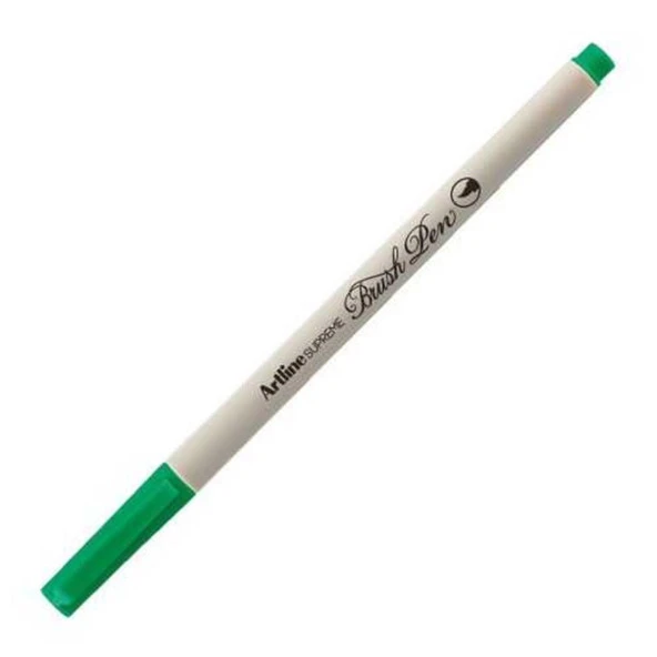 Artline Supreme Brush Uçlu Kalem Yeşil (12 Li Paket) ürün görseli 1