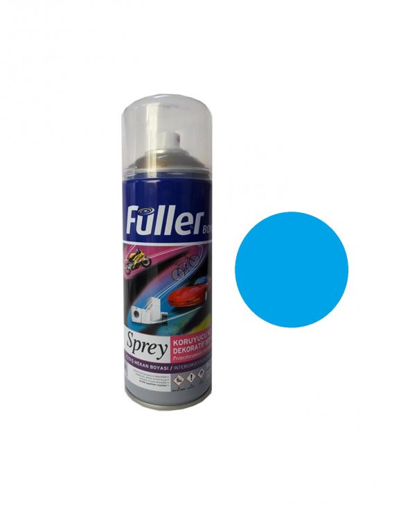 Sprey Boya Açık Mavi 400 Ml Ral 5012 Açık Mavi Opak Renkler ürün görseli 1