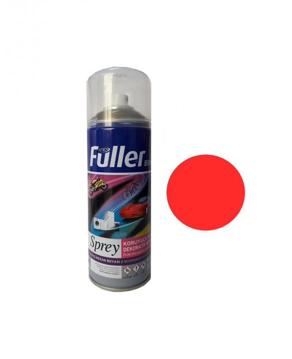 Sprey Boya Floresan Kırmızı  400 Ml Floresan Renkler ve Özel Amaçlı Ürünler ürün görseli 1