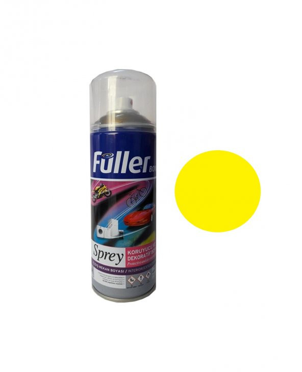 Sprey Boya Floresan Sarı 400 Ml Floresan Renkler ve Özel Amaçlı Ürünler ürün görseli 1