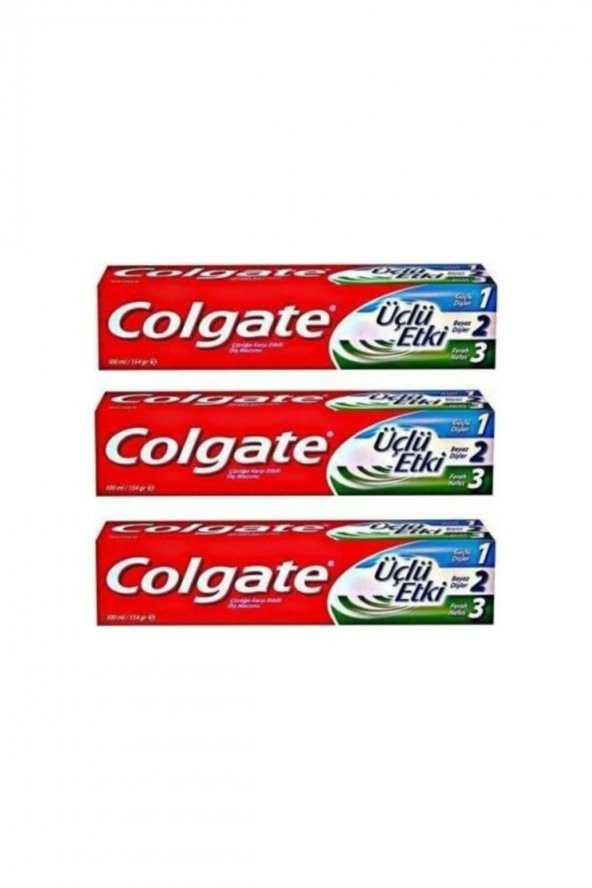 Üçlü Etki Diş Macunu 3lü Paket 100 Ml ürün görseli 1