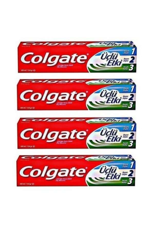 Üçlü Etki Diş Macunu 100 ml 4 lü ürün görseli 1