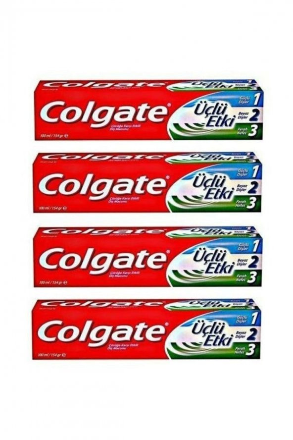 Üçlü Etki Diş Macunu 100 ml 4lü ürün görseli 1
