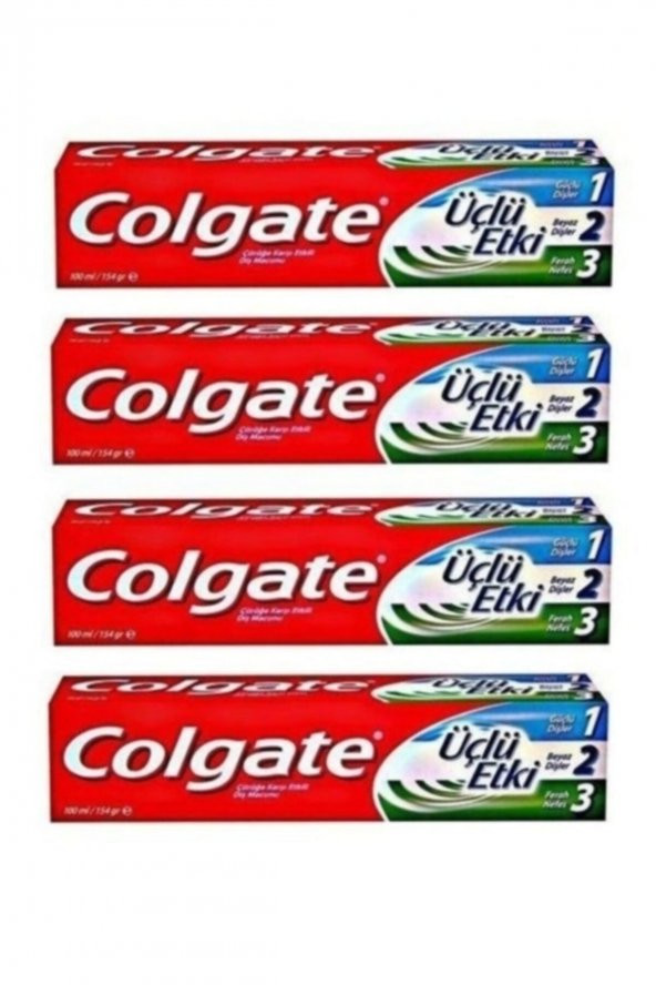 Üçlü Etki Diş Macunu 100 Ml 4 Lü ürün görseli 1