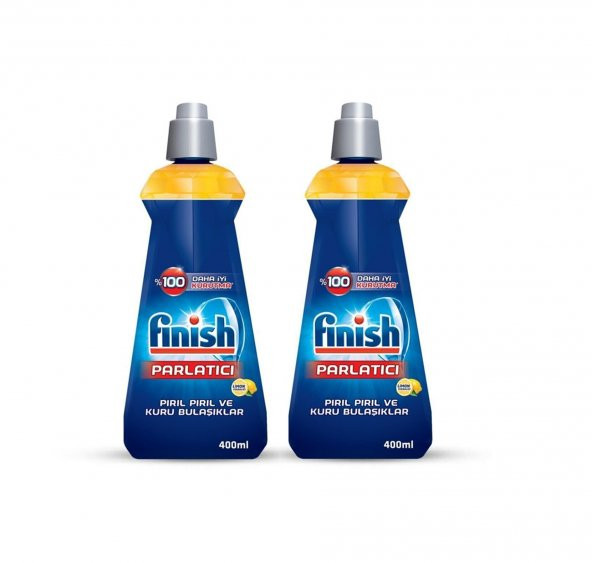 Finish Bulaşık Makinesi Parlatıcısı 400 ml Limon İkili 2 Adet ürün görseli 1
