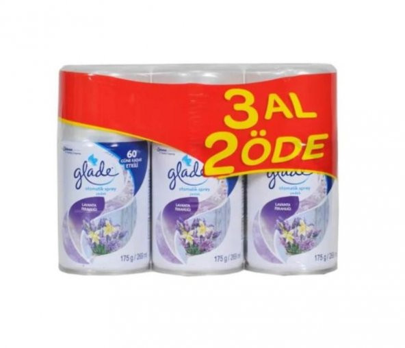 Glade Otomatik Sprey Oda Kokusu Yedek Lavanta Ferahlığı 3 x 269 ML ürün görseli 1