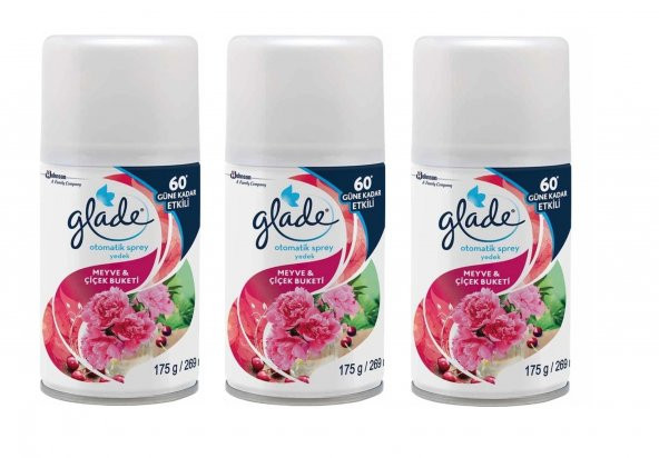 Glade Otomatik Sprey Meyve & Çiçek Buketi Yedek 3 X 269 Ml ürün görseli 1