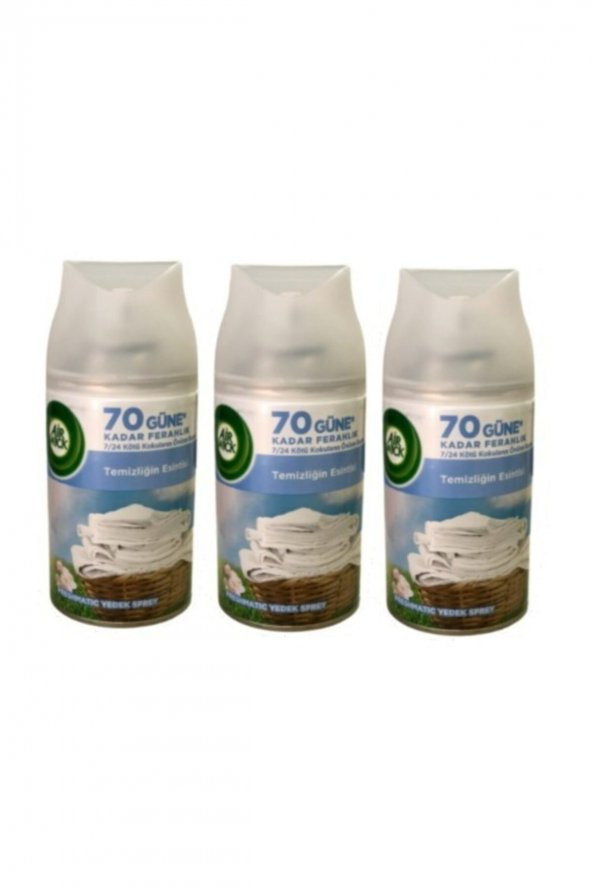 Air Wick  Oda  Kokusu  Freshmatic Temizliğin  Esintisi  Yedek 70 Güne Kadar Ferahlık 3 x 250 Ml ürün görseli 1