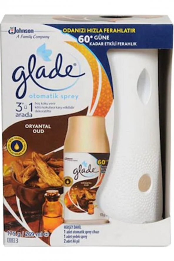 Glade  Otomatik  Sprey  Sistem + Yedek  Oryantal  Oud  269  ml ürün görseli 1