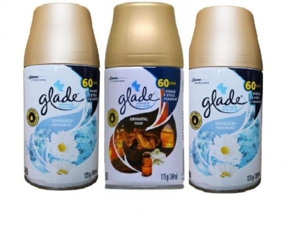 Glade Otomatik Sprey Temizliğin Ferahlığı X Oryantal Oud  X Temizliğin Ferahlığı X 3 X 269 Ml ürün görseli 1