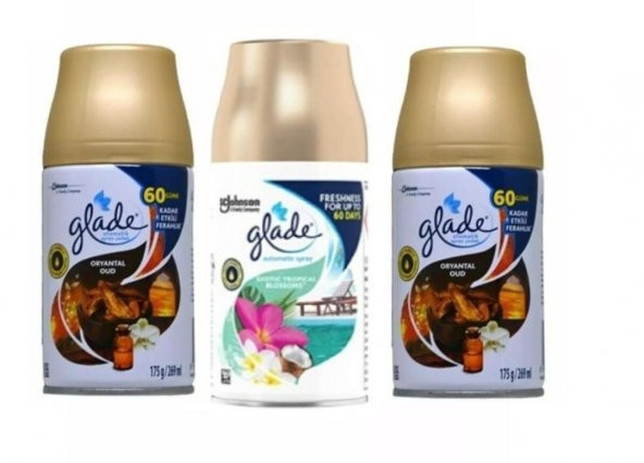 Glade Otomatik Sprey Oda Kokusu Yedek  Oryantal Oud xtropikal Floral x Oryantal Oud x 3 x 269 Ml ürün görseli 1