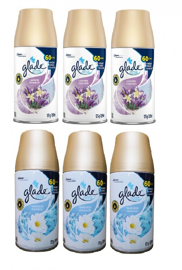 Glade Oda Kokusu Lavanta Ferahlığı X Sprey 3 x 269Ml X Temizliğin Ferahlığı X  Sprey 3 X 269 Ml ürün görseli 1