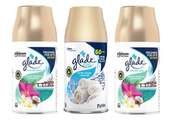 Glade Oda Kokusu Tropikal Floral  x Temiz Çarşaf x Tropikal Floral Sprey 3 x 269 Ml ürün görseli 1