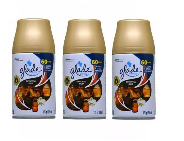 Glade Otomatik Sprey Oda Kokusu Yedek Oryantal Oud   3 X 269 ml ürün görseli 1