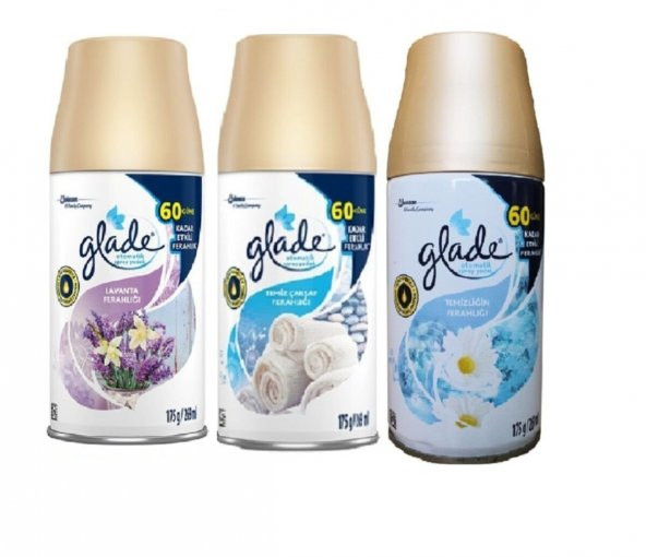 Glade Oda Kokusu Lavanta Ferahlığı x Temiz Çarşaf Ferahlığı xTemizliğin Ferahlığı Yedek Sprey  3 x 269 Ml ürün görseli 1