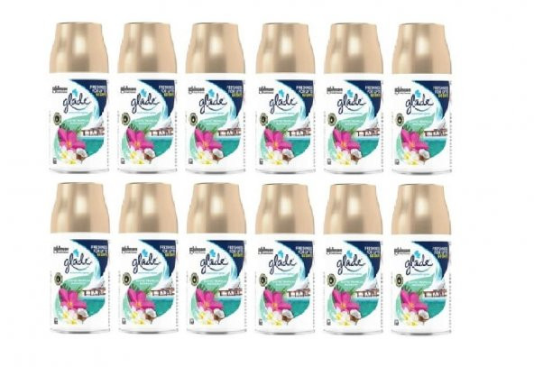 Glade Oda Parfümü Otomatik Sprey Oda Kokusu Bahar Kokuları Yedek Tropikal Floral 12 X 269 ml ürün görseli 1