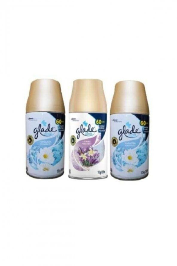 Glade Oda Kokusu Yedek Sprey   Temizliğin Ferahlığı +  Lavanta Ferahlığı  3 X 269 Ml ürün görseli 1
