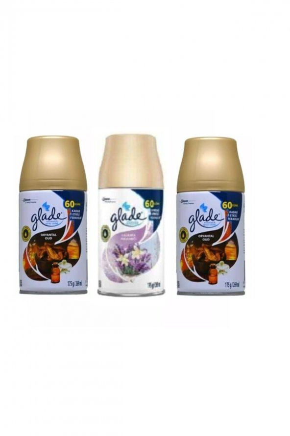 Glade Oda Kokusu Yedek Sprey Oryantal Oud + Lavanta Ferahlığı  3 X 269 Ml ürün görseli 1