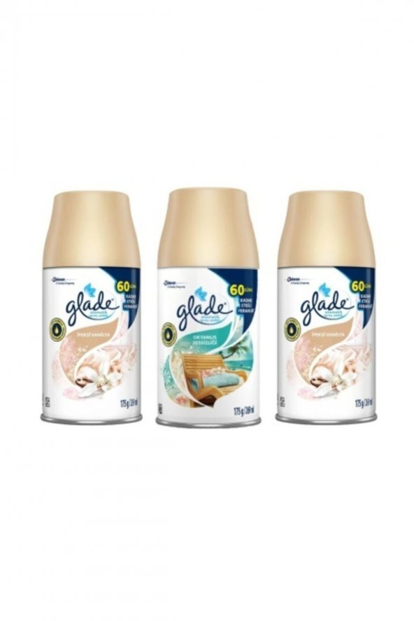 Otomatik Sprey Oda Kokusu Yedek Ipeksi Vanilya +  Okyanus Sessizliği 3 X 269 Ml ürün görseli 1