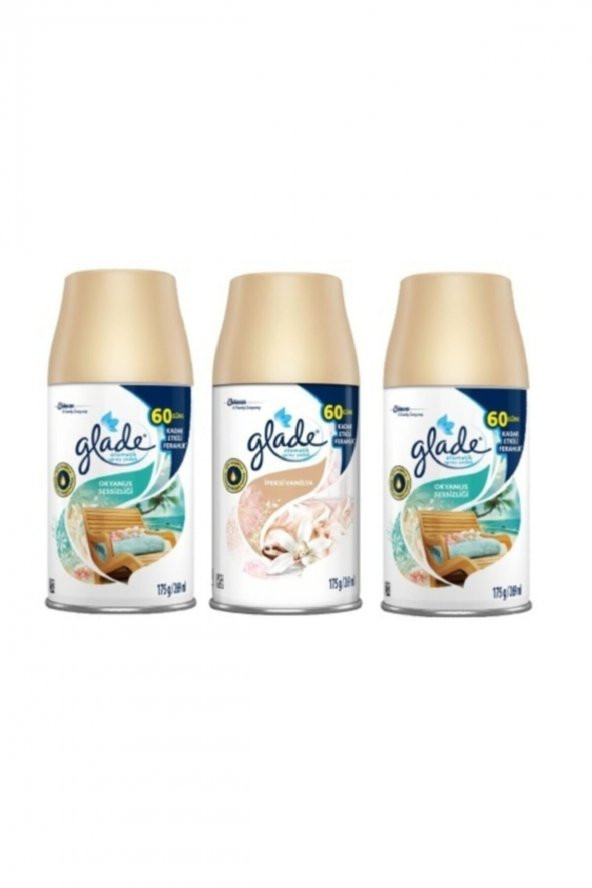 Otomatik Sprey Oda Kokusu Yedek Okyanus Sessizliği +  Ipeksi Vanilya 3 X 269 Ml ürün görseli 1