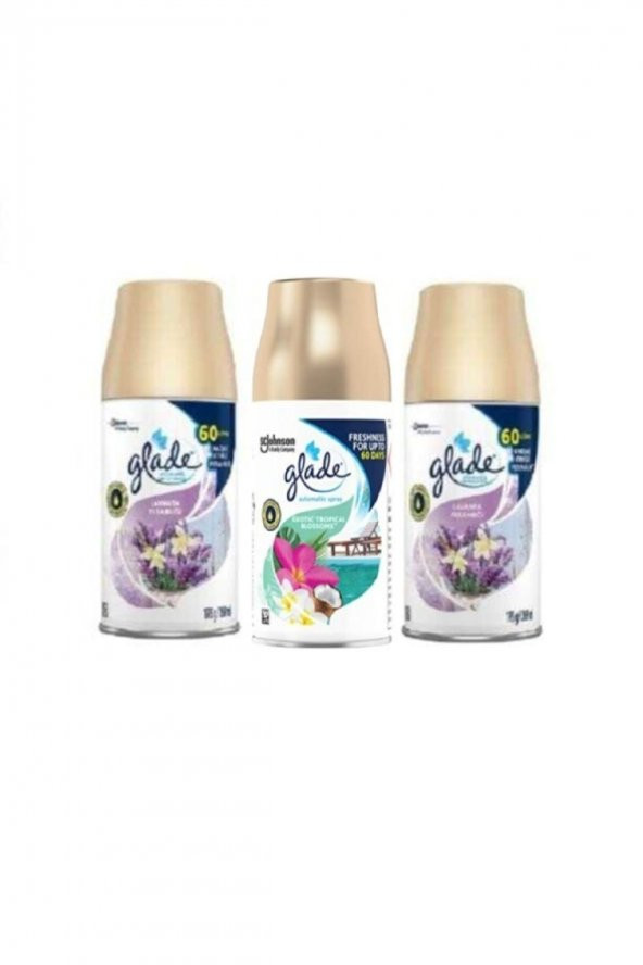 Glade Oda Kokusu  Yedek Sprey Lavanta Ferahlığı +  Tropikal Floral 3 X 269 Ml ürün görseli 1