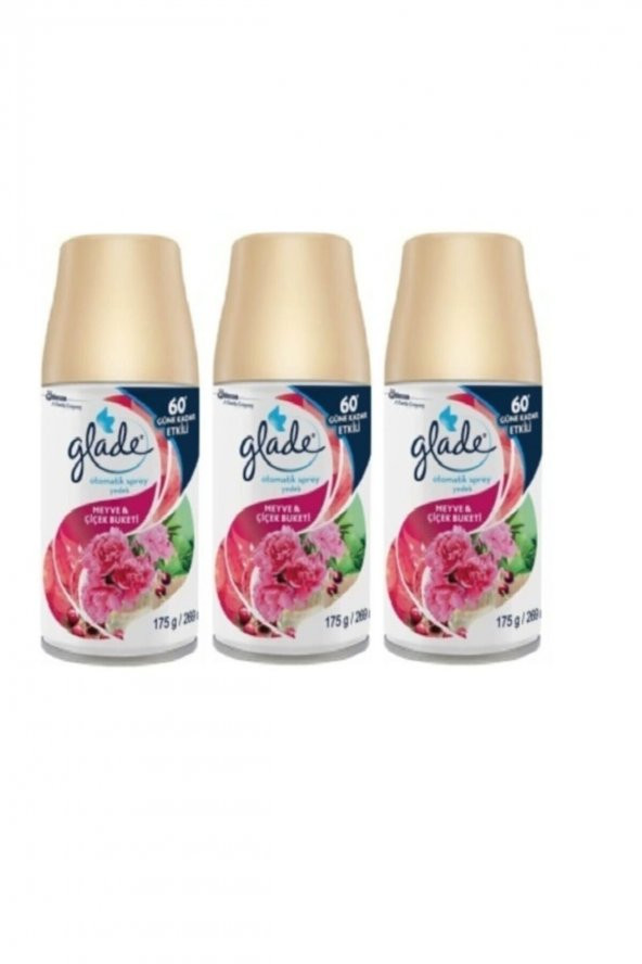 Glade Otomatik Sprey Meyve & Çiçek Buketi Yedek 3 x 269 Ml ürün görseli 1