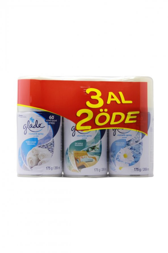 Sprey Temiz Çar+okyanus+temizliğin Ferahlığı 3al2öde 3 Adet ürün görseli 1