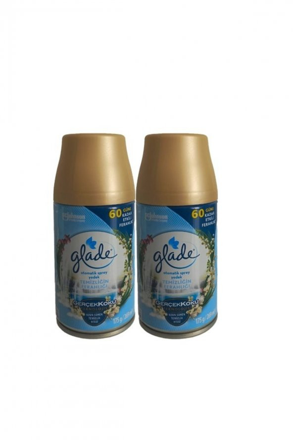 Glade Otomatik Sprey Yedek Oda Kokusu Temizligin Ferahlıgı 2li  2 x 269 Ml ürün görseli 1