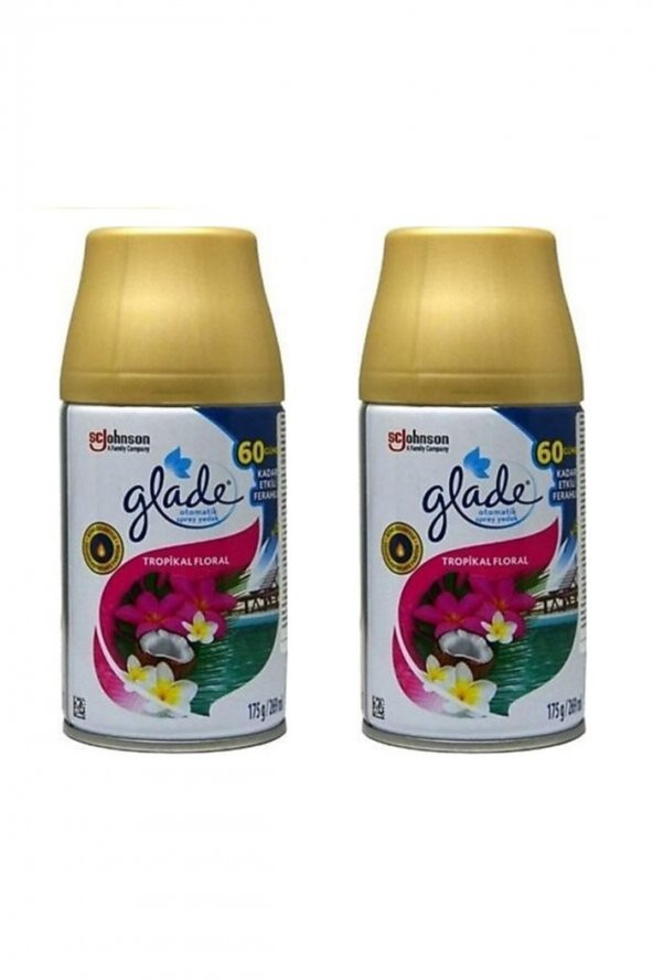 Glade Yedek Sprey Oda Kokusu Tropikal Floral 269 ml X 2 Adet ürün görseli 1