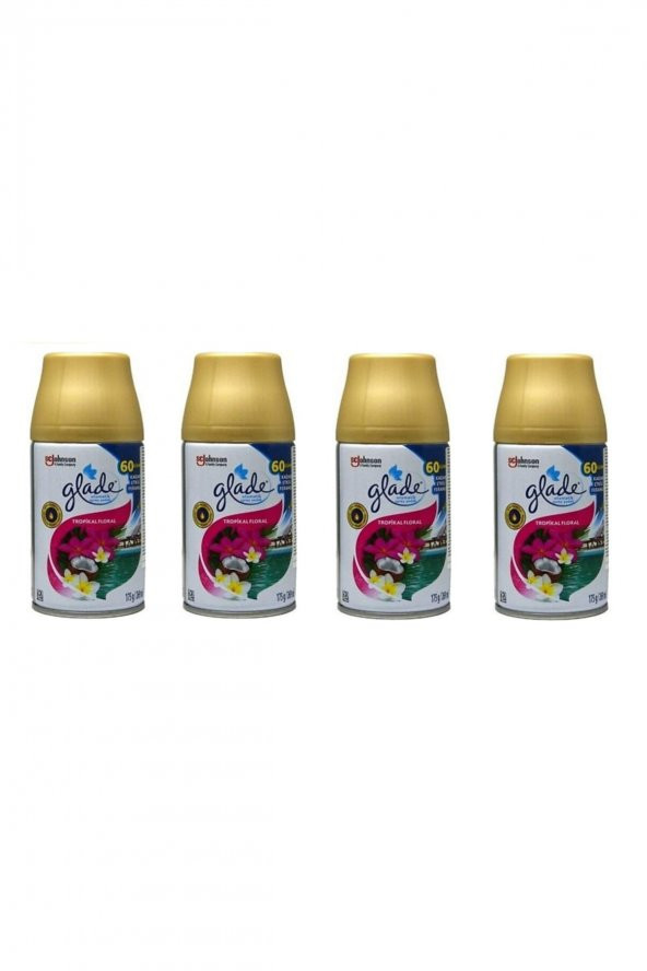 Glade Yedek Sprey Oda Kokusu Tropikal Floral 269 ml X 4 Adet ürün görseli 1