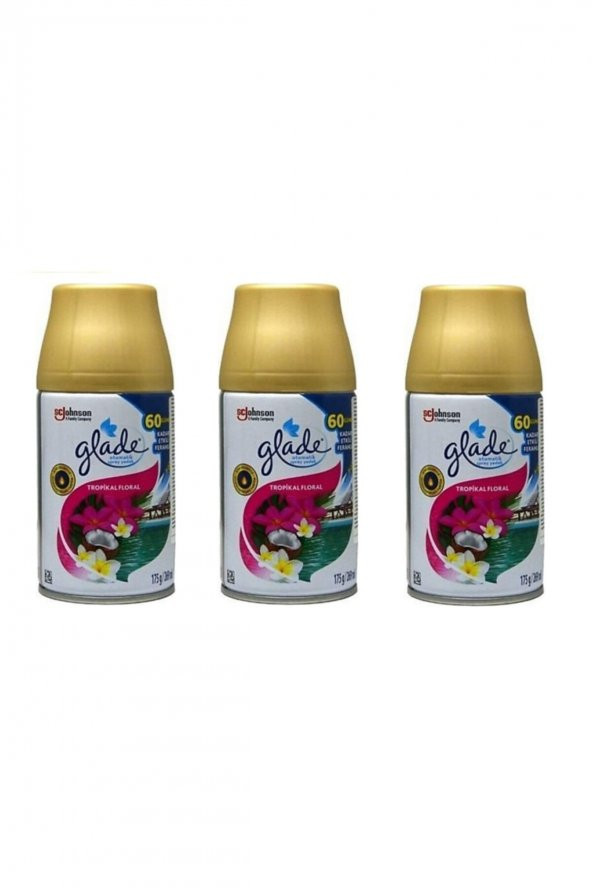 Yedek Sprey Oda Kokusu Tropikal Floral 269 Ml X 3 Adet ürün görseli 1