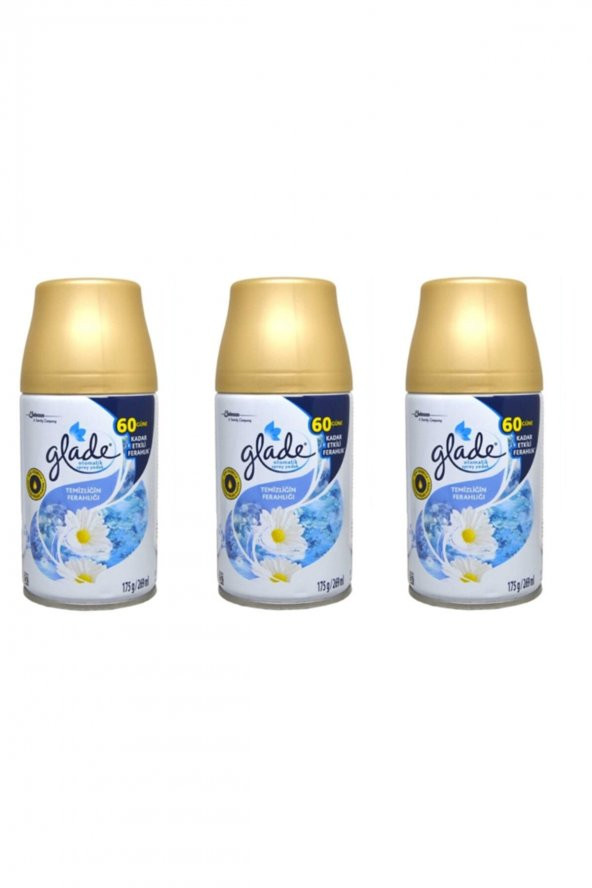 Glade Yedek Sprey Oda Kokusu Temizliğin Ferahlığı 269 Ml X 3 Adet ürün görseli 1