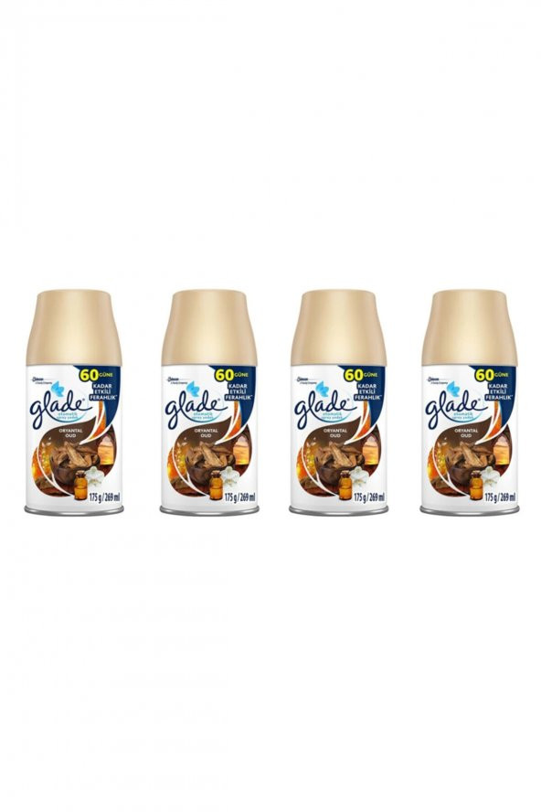 Yedek Sprey Oda Kokusu Oryantal Oud 269 Ml X 4 Adet ürün görseli 1