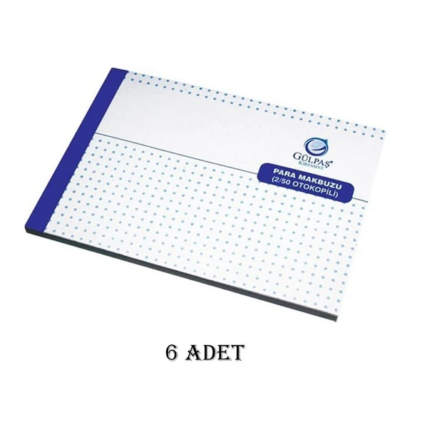 Gülpaş 686 Para Makbuzu 1/50 - 6 Adet ürün görseli 1