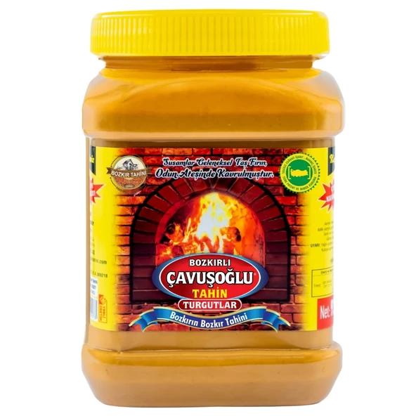 Bozkırlı Çavuşoğlu Odun Ateşinde Kepeksiz Bozkır Tahini 930 g ürün görseli 1