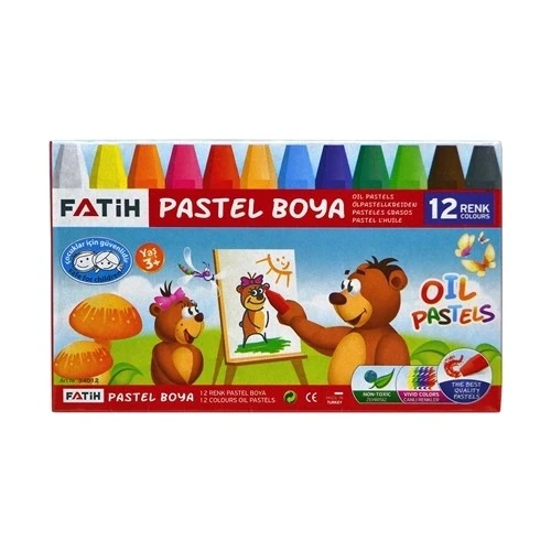 Fatih Pastel Boya 12 Renk ürün görseli 1