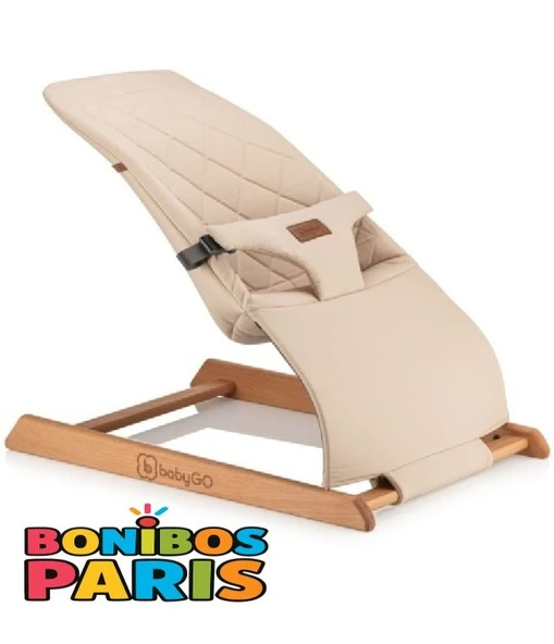 Bonibos Paris Ahşap Ana Kucağı /  Bej ürün görseli 1