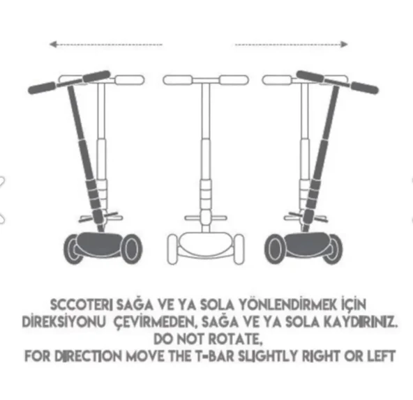 Cool Wheels Twist Işıklı Scooter 3+ Yaş Mavi - Resim 3