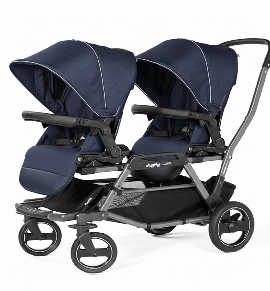 Peg Perego Duette Luxe Prestige Navy ürün görseli 1